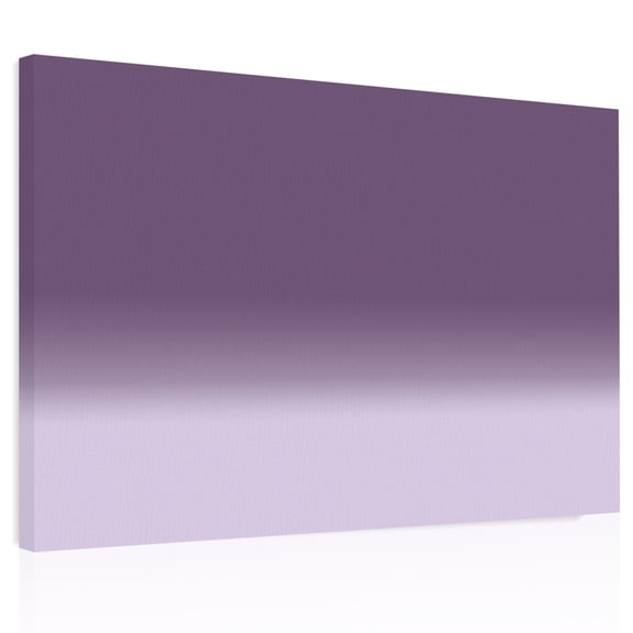 Purple Gradient Canvas Print Wall Art, Simple Color Gradient Abstract Art Wall Decor Modern Artwork Paintings Pictures for Living Room Framed and Stretched Ready to Hang, 24" x 32"
