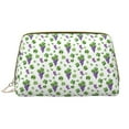thumbnail image 1 of Purple Grape Print Makeup Bag, Large Capacity Travel Cosmetic Bag for Women Girls- Travel Toiletry Bag Leather Portable Waterproof Makeup Case Organizer with Handle, 1 of 4