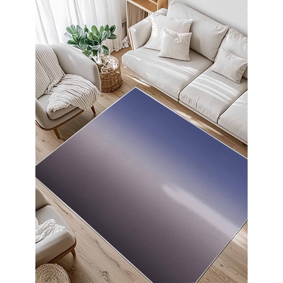 Purple Gray Area Rug for Bedroom 4x6 Ft Gradient Texture Super Soft fuzzy Throw Rug Non-Slip Fluffy Plush Indoor Floor Carpet for Living Room Nursery Home Decor