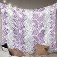 thumbnail image 1 of Purple Gray Botanical Tapestry for Bedroom Wall Hanging Tapestry,Pastoral Spring Summer Leaf Aesthetics Ceiling Backdrop Tapestries Poster Blanket Wall Decor for Teens Room Living Room Dorm 55" x 73", 1 of 8
