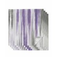 thumbnail image 1 of Purple Gray Cloth Napkins Set of 4 Reusable Dinner Napkins, Vintage Country Abstract Gradient Aesthetic Cocktail Napkin Washable Table Napkins for Wedding/Holiday Party/Baby Shower 20"x20", 1 of 7