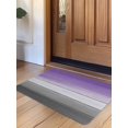thumbnail image 1 of Purple Gray Door Mat&nbsp;Indoor Outdoor Entrance, Non Slip Rug for Kitchen Bathroom Entryway Rug, Vintage Rustic Abstract Striped Wooden Grain Washable Doormat Floor Mat 24x36 Inch, 1 of 8