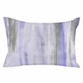 thumbnail image 1 of Purple Gray Ombre Throw Pillow Cover 16 x 24 Inch Decorative Pillow Cover Modern Abstract Art Oil Painting Lumbar Pillowcase Seasonal Rectangle Cushion Case for Couch Sofa Bed Living Room, 1 of 9