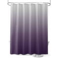 thumbnail image 1 of Purple Gray Shower Curtain, Gradient Waterproof Shower Curtain Set with 12 Hooks Lightweight Washable Fabric Shower Curtains for Bathroom 48x72 Inches, 1 of 6