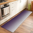 thumbnail image 1 of Purple Gray Washable Area Rug 2x6 Gradient Low-Profile Area Rugs with Non Slip Backing Indoor Floor Carpet for Entrance Living Room Bedroom Home Office, 1 of 9