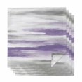 thumbnail image 1 of Purple Gray White Cloth Napkins, Retro Country Abstract Mottled Texture Washable and Reusable Dinner Napkins Set of 4, Table Napkin for Kitchen Party Birthday Wedding Hotel Housewarming 20"x20", 1 of 8
