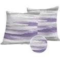 thumbnail image 1 of Purple Gray White Outdoor Pillow Covers 24x24 Set of 2,Waterproof Patio Throw Pillowcase Protectors,Retro Country Abstract Mottled Texture Decorative Pillow Shams Cushion Covers for Seat Bed Couch, 1 of 8