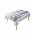 thumbnail image 1 of Purple Gray White Table Cloth, Retro Country Abstract Mottled Texture Waterproof Tablecloth for Rectangle Tables, Reusable Washable Fabric Table Cover for Restaurant Kitchen Dining Tables 54"x108", 1 of 6