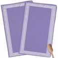 thumbnail image 1 of Purple Greek Key Kitchen Towel Dish Cloths Set of 2, Microfiber Soft Kitchen Hand Towels, Geometric Greece Ancient Farmhouse Geo Absorbent Quick Drying Dishcloths 18 x 28 Inches, 1 of 8