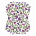 thumbnail image 1 of Purple Green Botanical Kitchen Towels Set of 4, Water Absorbent Dish Towel, Watercolor Spring Floral Summer Decorative Hand Towels - Quick Drying Cloth for Cooking Baking, 18x28 Inch, 1 of 8