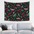 thumbnail image 1 of Purple Green Dragonfly Butterfly Tapestry for Bedroom - Tapestry Wall Hanging Wall Tapestry for Dorm Wall Decor Home Decoration , Aesthetic Funny Tapestry 29 x 37in, 1 of 5