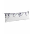 thumbnail image 1 of Purple Green Eucalyptus Body Pillow Covers, Watercolor White Botanical Soft Bed Throw Pillowcases Breathable Cooling Long Lumbar Body Pillow Sham Cover for Bed Sofa 20''x54'', 1 of 7