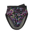 thumbnail image 1 of Purple Green Flower Paisley Oven Mitts Heat Resistant - Soft Lining Silicone Mini Oven Mitts with HangingLoop, Kitchen Oven Gloves Heat Resistant 500℉ for Cooking Baking Microwave, 1 of 7