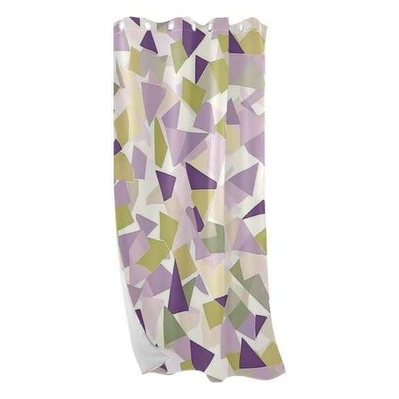 Purple Green Fragments Blackout Curtains for Living Room Bedroom 42W/52W x 84L Insulated Window Drapes 1 Panels