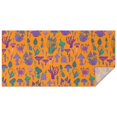 thumbnail image 1 of Purple Green Mushroom Plant Orange Pattern Rectangle Tablecloth 60"x120",Waterproof Polyester Rectangle Table Cloth, Wipeable Spillproof Polyester Tablecloth for Dining, Camping, Indoor and Outdoor, 1 of 6