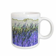 Purple Green Reeds neon outlined image 11oz Mug mug-155927-1