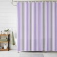thumbnail image 1 of Purple Green Striped Shower Curtains for Bathroom, Modern Boho Stripes Minimalist Waterproof Fabric Shower Curtain, Decorative Bathroom Curtain for Bathtub, 36"x72", No Hooks Included, 1 of 9