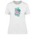 thumbnail image 1 of Purple & Green Succulent T-Shirt Women -Image by Shutterstock, Female Medium, 1 of 2