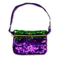 thumbnail image 1 of Purple, Green and Gold Reversible Sequin Fanny Pack (Each), 1 of 1