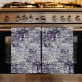thumbnail image 1 of Purple Grey Abstract Kitchen Towels Set of 1, Modern Graffiti Distressed Mottled Art Absorbent Dish Towels for Kitchen, Microfiber Hand Towel, Quick Drying Tea Towel for Cleaning Dishcloths, 1 of 7