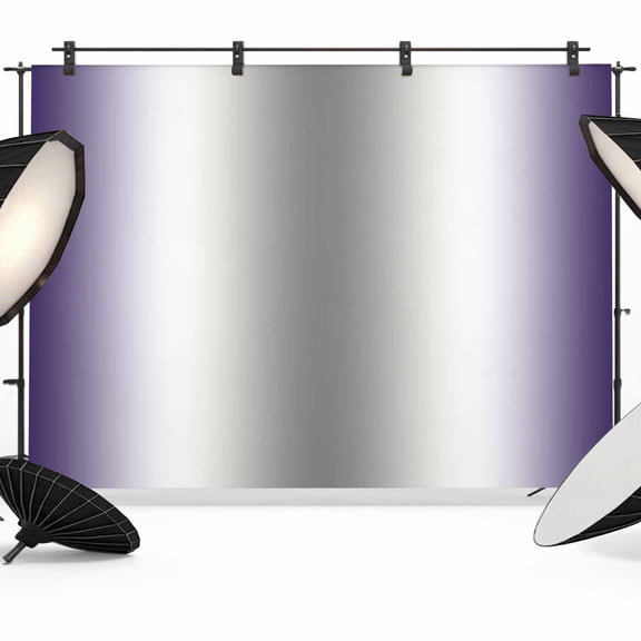 Purple Grey Backdrop for Photoshoot, Photography Photo Studio Background Wall Backdrop, Gray Farmhouse Modern Rustic Back Drop Banner Panel for Portraits Wedding Party Live Streaming Decor 7x5Ft
