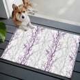 thumbnail image 1 of Purple Grey Front Door Rugs 2x3 ft Tree Branch Small Rug for Entryway Non Slip Washable Bathroom Door Mat Absorbent Floor Mat for Indoor Entrance, 1 of 9
