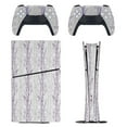 thumbnail image 1 of Purple Grey Leaves PS5/PS5 Pro/PS5 Slim Digital Disc Skin Sticker For Console And Controller Skins, 1 of 7