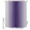 thumbnail image 1 of Purple Grey Ombre Shower Curtain, Waterproof Shower Curtains for Bathroom, Farmhouse Gradient Minimalist Washable Fabric Bathtub Curtain Set Bath Decor with 12 Hooks Extra Long 72"x96", 1 of 8