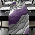 thumbnail image 1 of Purple Grey Ombre Table Runner 60 Inches Long, Modern Geometric Abstract Aesthetics Cream Kitchen Coffee Dining Table Decoration for Home Party Birthday Wedding Home Decor 13x60 Inches, 1 of 8