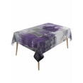thumbnail image 1 of Purple Grey Table Cloth, Modern Oil Painted Abstract Art Aesthetics Waterproof Tablecloth for Rectangle Tables, Reusable Washable Fabric Table Cover for Restaurant Kitchen Dining Tables 60"x120", 1 of 6