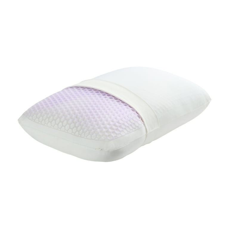 Purple GridCloud Pillow, Honeycomb Gelflex Top Layer