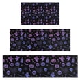 thumbnail image 1 of Purple Halloween Ghost Pumpkin Skull Pattern Kitchen Rugs Sets Of 3,Kitchen Runner Rugs Non Skid Washable,Decorative Kitchen Floor Mats for Kitchen,Sink,Laundry,17"x30"+ 17"x47" + 17"x59", 1 of 6