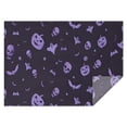 thumbnail image 1 of Purple Halloween Ghosts Skulls and Bats Rectangle Tablecloth 60"x84",Waterproof Polyester Rectangle Table Cloth, Wipeable Spillproof Polyester Tablecloth for Dining, Camping, Indoor and Outdoor, 1 of 5