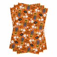 thumbnail image 1 of Purple Halloween Kitchen Towels Set of 3, Water Absorbent Dish Towel, Pumpkins Cat Ghost Black Bat Decorative Hand Towels - Quick Drying Cloth for Cooking Baking, 18x28 Inch, 1 of 8