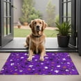 thumbnail image 1 of Purple Halloween Pattern Door Rugs,Washable Non Slip Door Mats Indoor,Decorative Door Mats,Entry Mat Indoor for Entrance,Bedroom,Kitchen,Bathroom,20"x32", 1 of 6