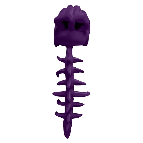 Purple Halloween Skeleton Dinosaur Accessory for Student Halloween Party Decor 1 Piece