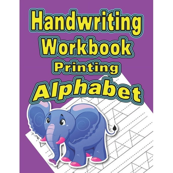 Purple Handwriting Workbook: Printing - Alphabet, Book 1, (Paperback)