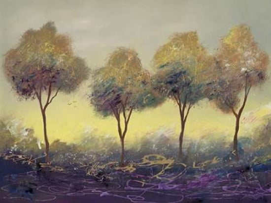 Purple Haze 1 Canvas Art - Serena Sussex (18 x 24)