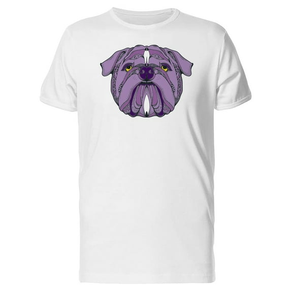 Purple Head Of A Dog T-Shirt Men -Image by Shutterstock, Male 3X-Large