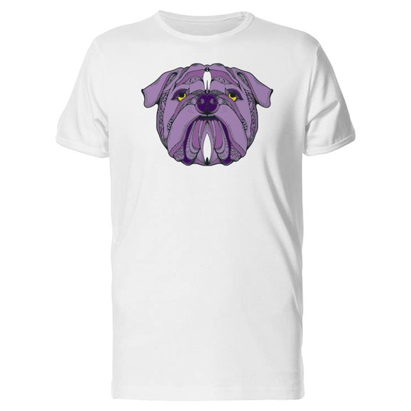 Purple Head Of A Dog T-Shirt Men -Image by Shutterstock, Male Small