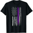 thumbnail image 1 of Purple Heart Day Design Military Saying Proud Of Our Veteran T-Shirt, 1 of 4