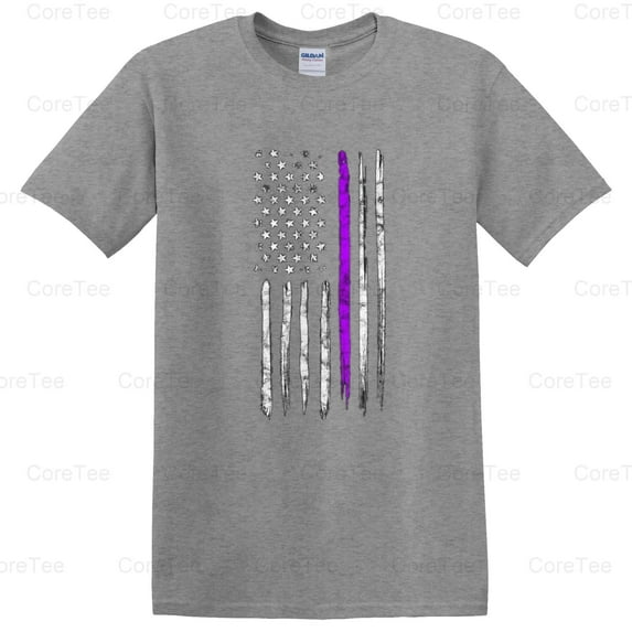 Purple Heart Day Military Saying Proud Our Veteran Hero Honor Sacrifice T-Shirt Unisex, up to 5XL