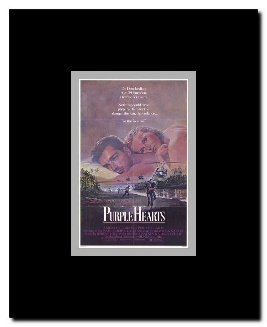 Purple Hearts Framed Movie Poster