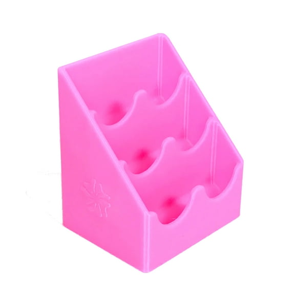 Purple Hobbies Cat's Cradle Sewing Notions Storage Container Pink