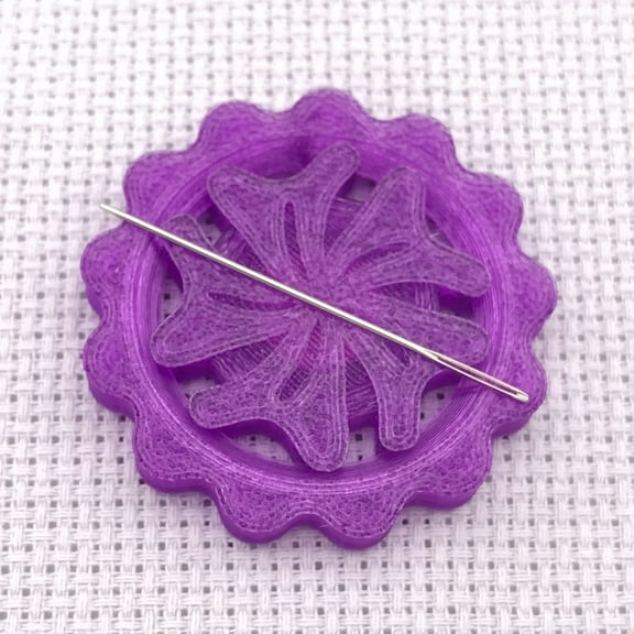 Purple Hobbies Needle Minder Orchid