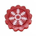 thumbnail image 1 of Purple Hobbies Snowflake Needle Minder Red, 1 of 2