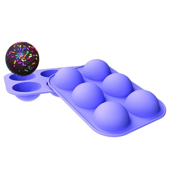 Purple Hot Cocoa Bomb Silicone Mold