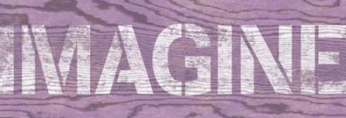 Purple Imagine Canvas Art - N Harbick (8 x 24)