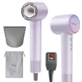 thumbnail image 1 of Purple Ionic High Speed Hair Dryer, 500M Negative Ions, Low Noise Lightweight Blow Dryer with Thermo-Control & Magnetic Nozzle, 1 of 12