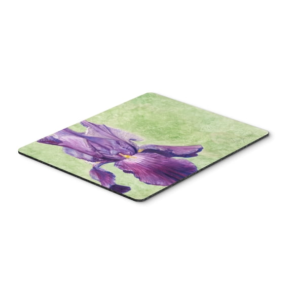 "Purple Iris by Malenda Trick Mouse Pad Hot Pad or Trivet"
